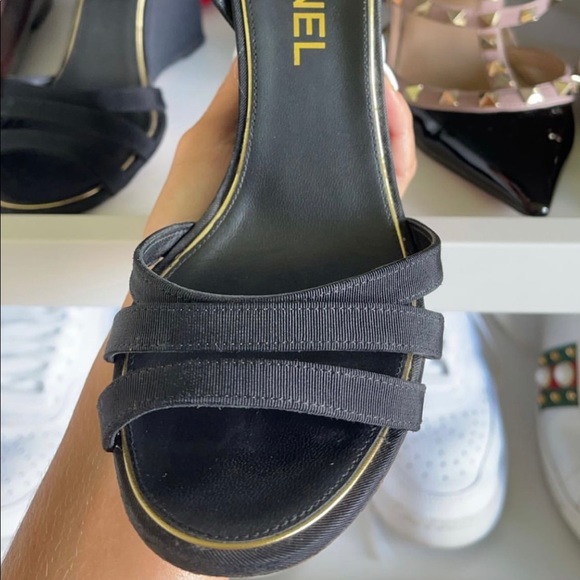 Authentic Chanel wedges - Picture 2 of 5